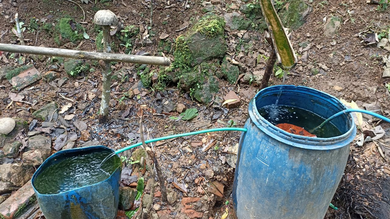 Sumber Air Karangrejo, di Dusun Suwaru, Desa Ngadimulyo, Kecamatan Kampak Trenggalek